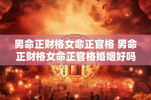 男命正财格女命正官格 男命正财格女命正官格婚姻好吗 男命正财格女命正官格 男命正财格女命正官格婚姻好吗