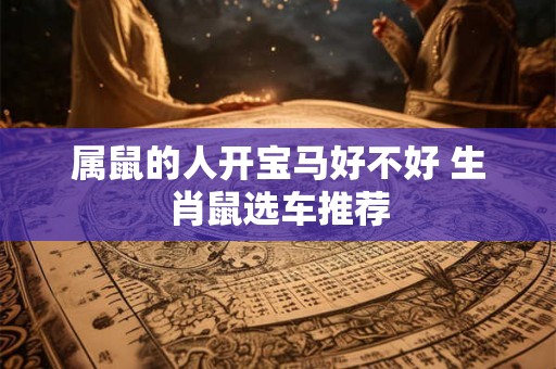 属鼠的人开宝马好不好 生肖鼠选车推荐 属鼠的人开宝马好不好 生肖鼠选车推荐