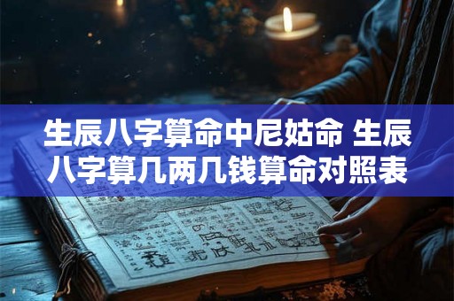 生辰八字算命中尼姑命 生辰八字算几两几钱算命对照表 生辰八字算命中尼姑命 生辰八字算几两几钱算命对照表
