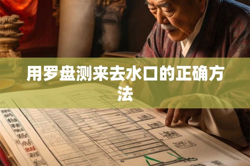 用罗盘测来去水口的正确方法 用罗盘测来去水口的正确方法