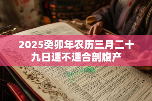 2025癸卯年农历三月二十九日适不适合剖腹产 2025癸卯年农历三月二十九日适不适合剖腹产