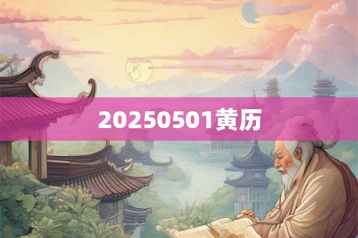 20250501黄历 20250501黄历