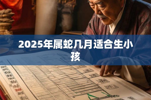 2025年属蛇几月适合生小孩 2025年属蛇几月适合生小孩