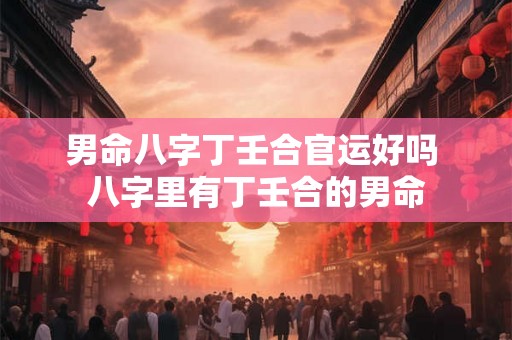 男命八字丁壬合官运好吗 八字里有丁壬合的男命 男命八字丁壬合官运好吗 八字里有丁壬合的男命