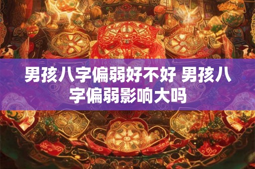 男孩八字偏弱好不好 男孩八字偏弱影响大吗 男孩八字偏弱好不好 男孩八字偏弱影响大吗