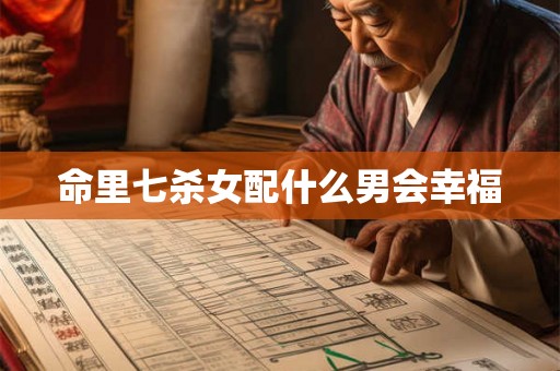命里七杀女配什么男会幸福