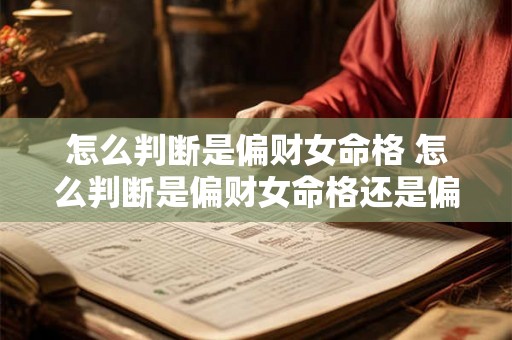 怎么判断是偏财女命格 怎么判断是偏财女命格还是偏财 怎么判断是偏财女命格 怎么判断是偏财女命格还是偏财