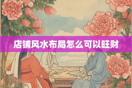 店铺风水布局怎么可以旺财