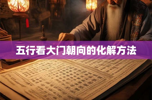 五行看大门朝向的化解方法