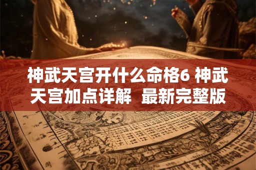 神武天宫开什么命格6 神武天宫加点详解 最新完整版 神武天宫开什么命格6 神武天宫加点详解 最新完整版