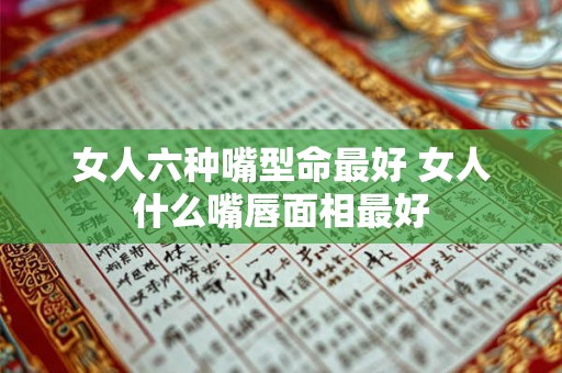 女人六种嘴型命最好 女人什么嘴唇面相最好 女人六种嘴型命最好 女人什么嘴唇面相最好