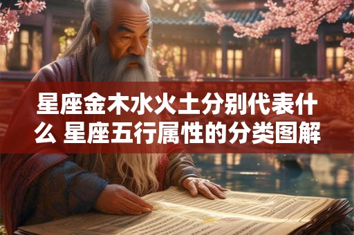 星座金木水火土分别代表什么 星座五行属性的分类图解 星座金木水火土分别代表什么 星座五行属性的分类图解
