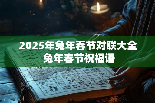 2025年兔年春节对联大全 兔年春节祝福语