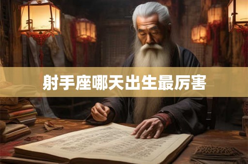 射手座哪天出生最厉害 射手座哪天出生最厉害