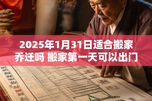 2025年1月31日适合搬家乔迁吗 搬家第一天可以出门吗