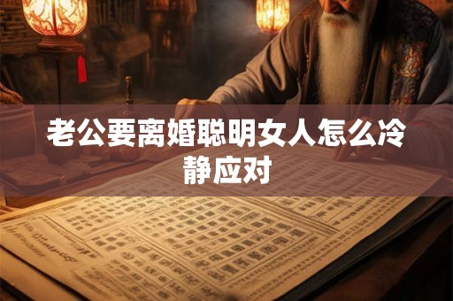 老公要离婚聪明女人怎么冷静应对 老公要离婚聪明女人怎么冷静应对