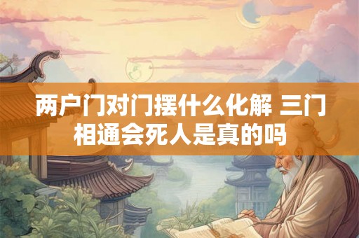 两户门对门摆什么化解 三门相通会死人是真的吗 两户门对门摆什么化解 三门相通会死人是真的吗