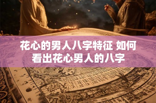 花心的男人八字特征 如何看出花心男人的八字 花心的男人八字特征 如何看出花心男人的八字