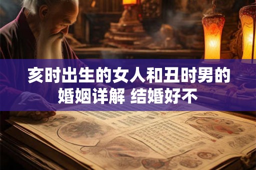 亥时出生的女人和丑时男的婚姻详解 结婚好不 亥时出生的女人和丑时男的婚姻详解 结婚好不