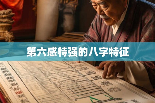 第六感特强的八字特征 第六感特强的八字特征