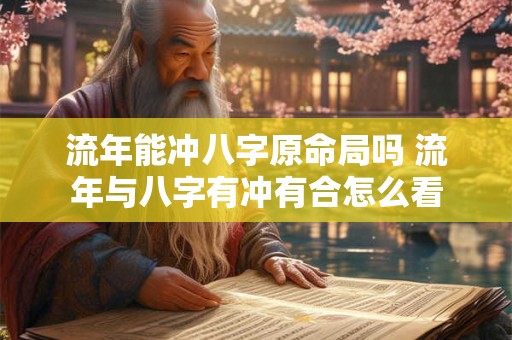 流年能冲八字原命局吗 流年与八字有冲有合怎么看 流年能冲八字原命局吗 流年与八字有冲有合怎么看
