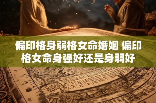 偏印格身弱格女命婚姻 偏印格女命身强好还是身弱好 偏印格身弱格女命婚姻 偏印格女命身强好还是身弱好