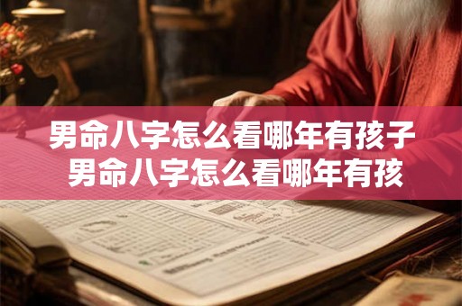 男命八字怎么看哪年有孩子 男命八字怎么看哪年有孩子的 