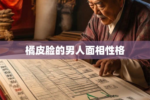 橘皮脸的男人面相性格 橘皮脸的男人面相性格