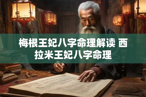 梅根王妃八字命理解读 西拉米王妃八字命理 梅根王妃八字命理解读 西拉米王妃八字命理