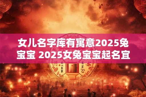 女儿名字库有寓意2025兔宝宝 2025女兔宝宝起名宜用字 女儿名字库有寓意2025兔宝宝 2025女兔宝宝起名宜用字