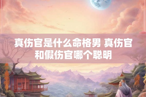 真伤官是什么命格男 真伤官和假伤官哪个聪明 真伤官是什么命格男 真伤官和假伤官哪个聪明