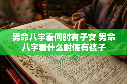 男命八字看何时有子女 男命八字看什么时候有孩子