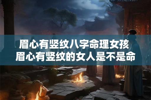眉心有竖纹八字命理女孩 眉心有竖纹的女人是不是命不好意思 眉心有竖纹八字命理女孩 眉心有竖纹的女人是不是命不好意思