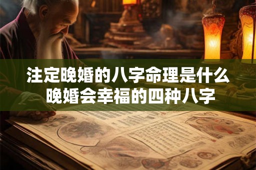 注定晚婚的八字命理是什么 晚婚会幸福的四种八字 注定晚婚的八字命理是什么 晚婚会幸福的四种八字