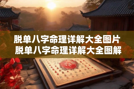 脱单八字命理详解大全图片 脱单八字命理详解大全图解 脱单八字命理详解大全图片 脱单八字命理详解大全图解