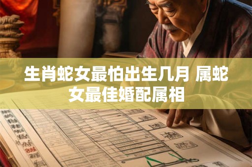 生肖蛇女最怕出生几月 属蛇女最佳婚配属相 生肖蛇女最怕出生几月 属蛇女最佳婚配属相