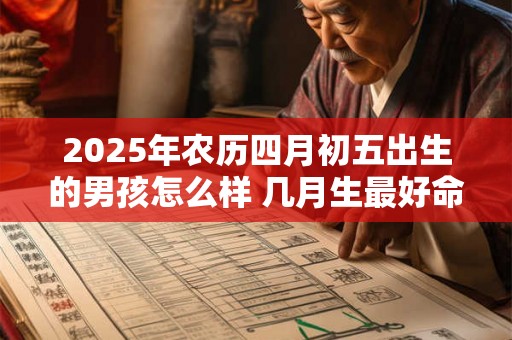 2025年农历四月初五出生的男孩怎么样 几月生最好命 2025年农历四月初五出生的男孩怎么样 几月生最好命