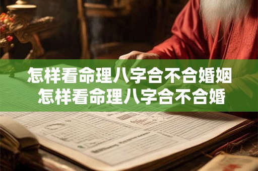 怎样看命理八字合不合婚姻 怎样看命理八字合不合婚姻关系 怎样看命理八字合不合婚姻 怎样看命理八字合不合婚姻关系