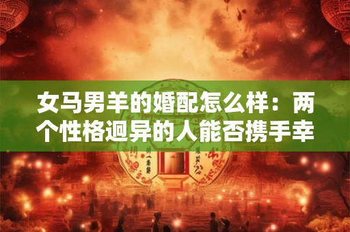 女马男羊的婚配怎么样:两个性格迥异的人能否携手幸福 女马男羊的婚配怎么样:两个性格迥异的人能否携手幸福