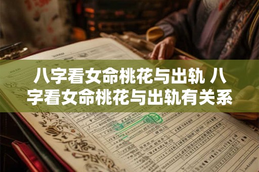 八字看女命桃花与出轨 八字看女命桃花与出轨有关系吗