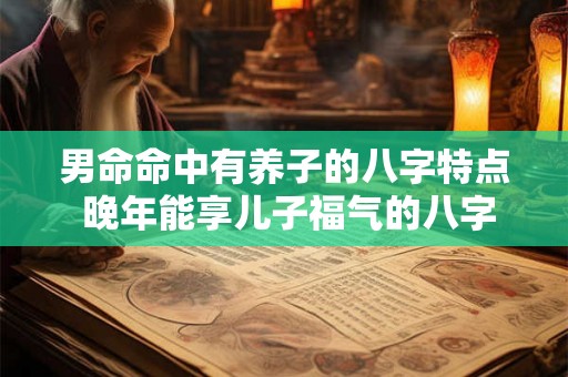 男命命中有养子的八字特点 晚年能享儿子福气的八字特征 男命命中有养子的八字特点 晚年能享儿子福气的八字特征