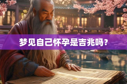 梦见自己怀孕是吉兆吗? 梦见自己怀孕是吉兆吗?