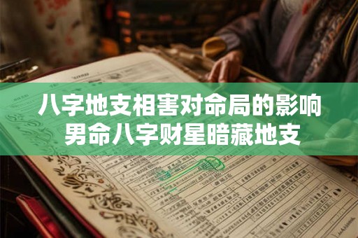 八字地支相害对命局的影响 男命八字财星暗藏地支 八字地支相害对命局的影响 男命八字财星暗藏地支