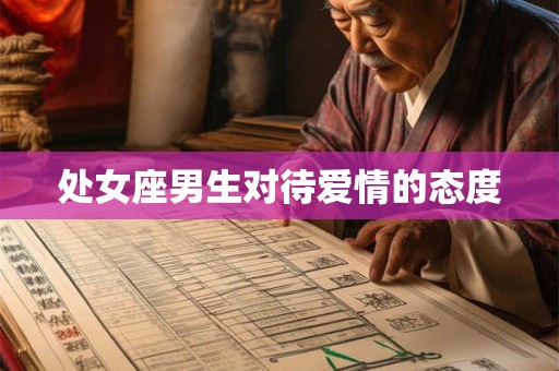 处女座男生对待爱情的态度 处女座男生对待爱情的态度