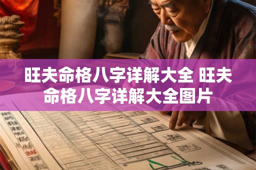 旺夫命格八字详解大全 旺夫命格八字详解大全图片 旺夫命格八字详解大全 旺夫命格八字详解大全图片