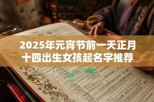 2025年元宵节前一天正月十四出生女孩起名字推荐 2025年元宵节前一天正月十四出生女孩起名字推荐