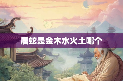 属蛇是金木水火土哪个 属蛇是金木水火土哪个