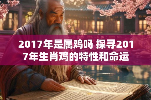 2017年是属鸡吗 探寻2017年生肖鸡的特性和命运 2017年是属鸡吗 探寻2017年生肖鸡的特性和命运