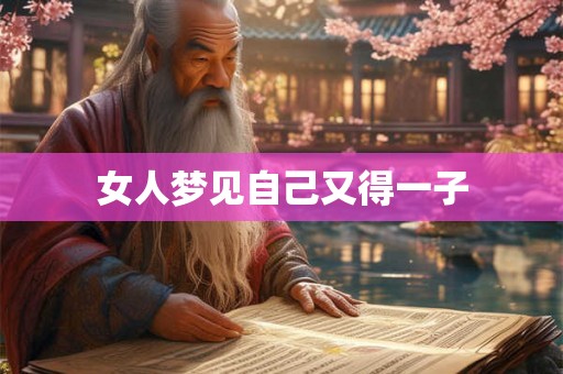 女人梦见自己又得一子 女人梦见自己又得一子