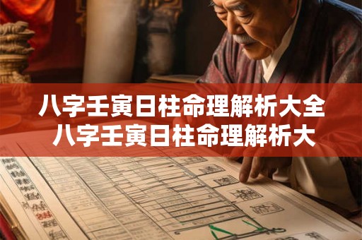 八字壬寅日柱命理解析大全 八字壬寅日柱命理解析大全视频 八字壬寅日柱命理解析大全 八字壬寅日柱命理解析大全视频